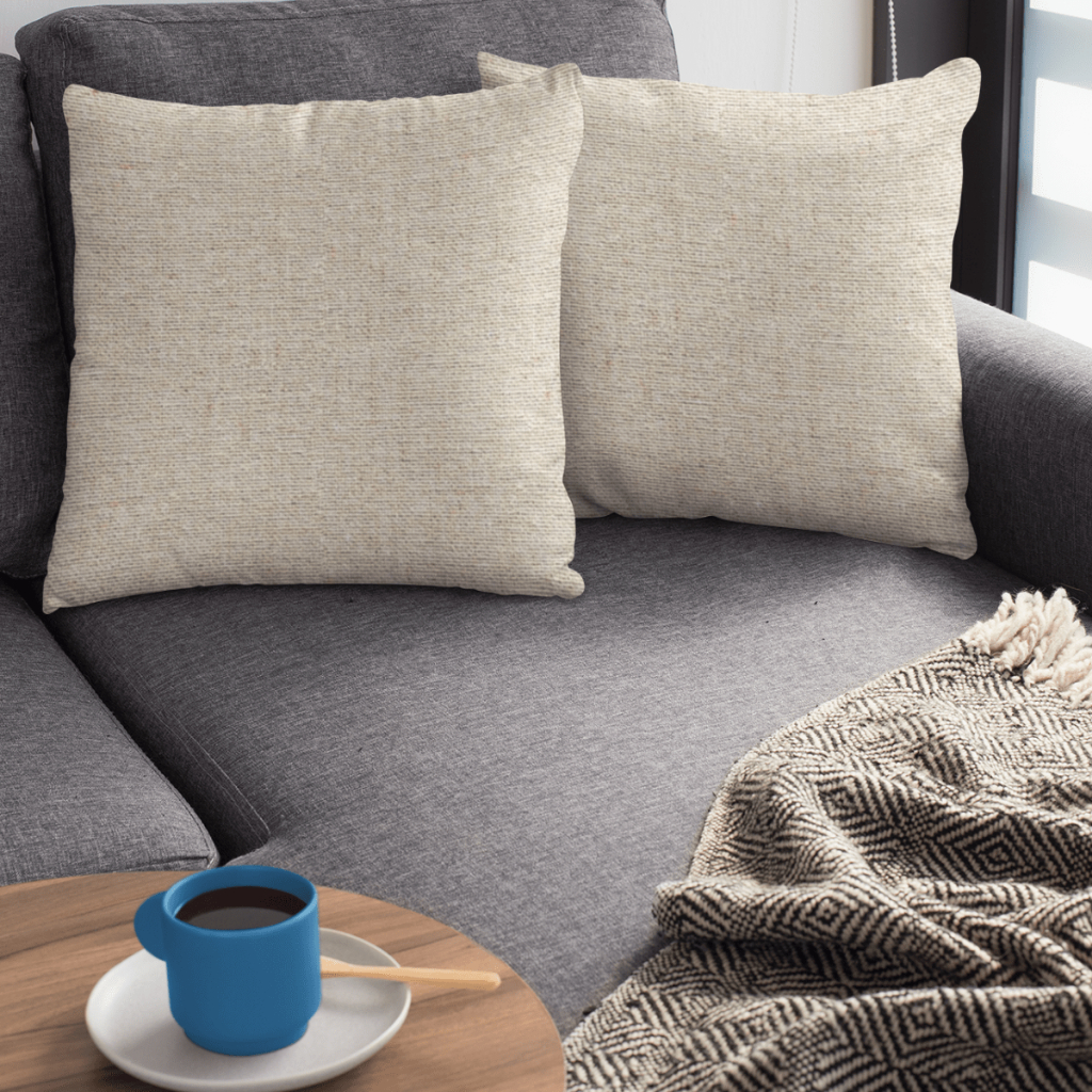 Kit 2 capas de almofada em linho belisima luxo para quartos sala