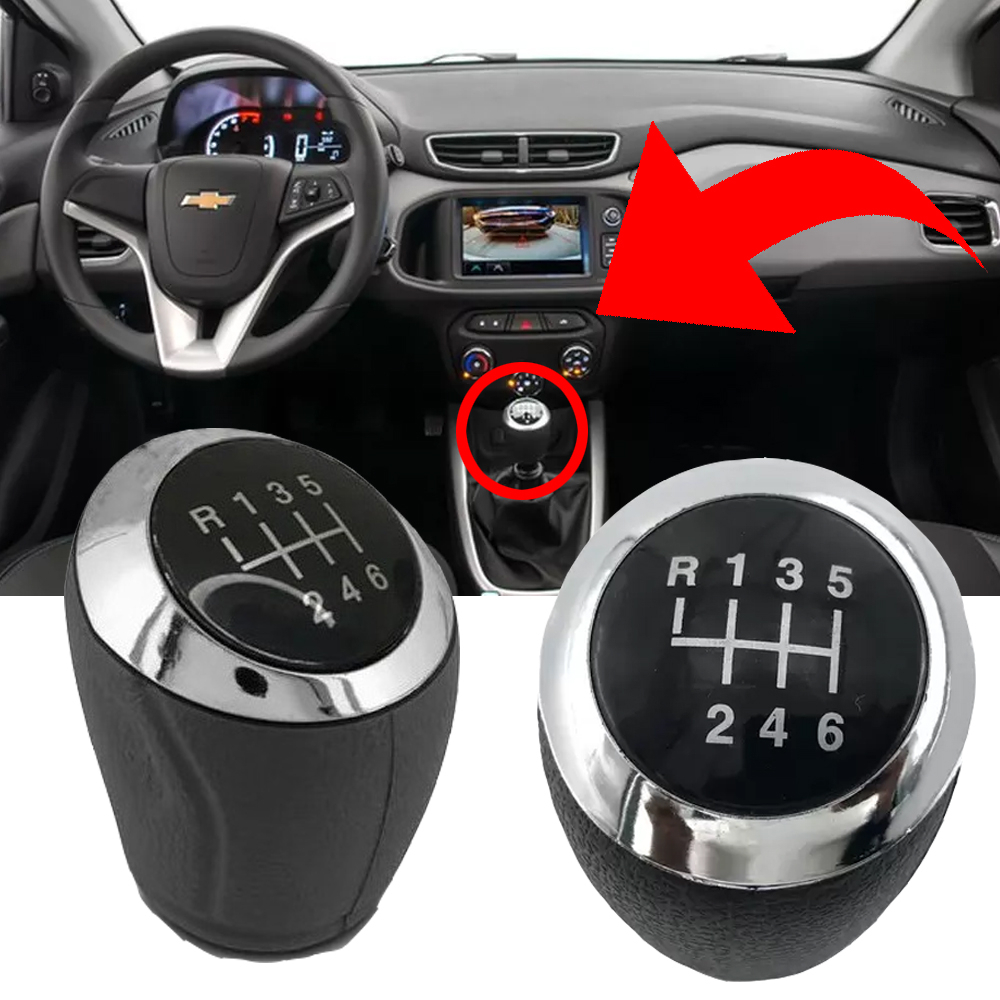 Manopla De Cambio 6 Marcha Onix Prisma Cobalt Spin 2016 2017