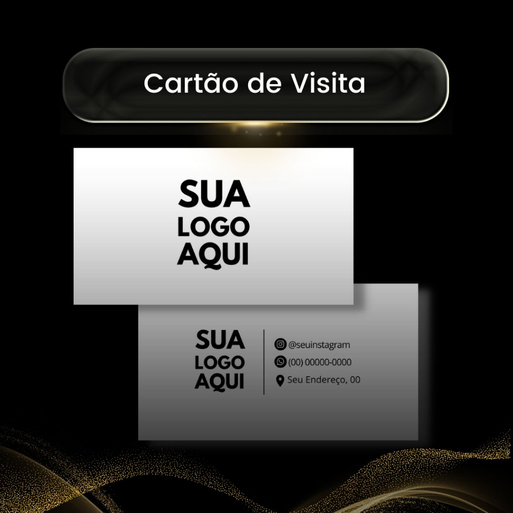 Cartão De Visita Para Lojas Empresas Cartãozinho Personalizado Com A Sua Logo 8cmX4cm