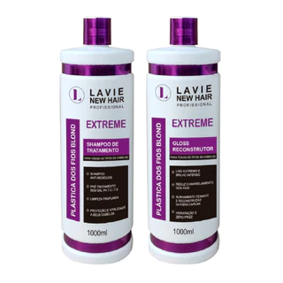 Kit Escova Progressiva Lavié Rn Orgânica Profissional Liso Total