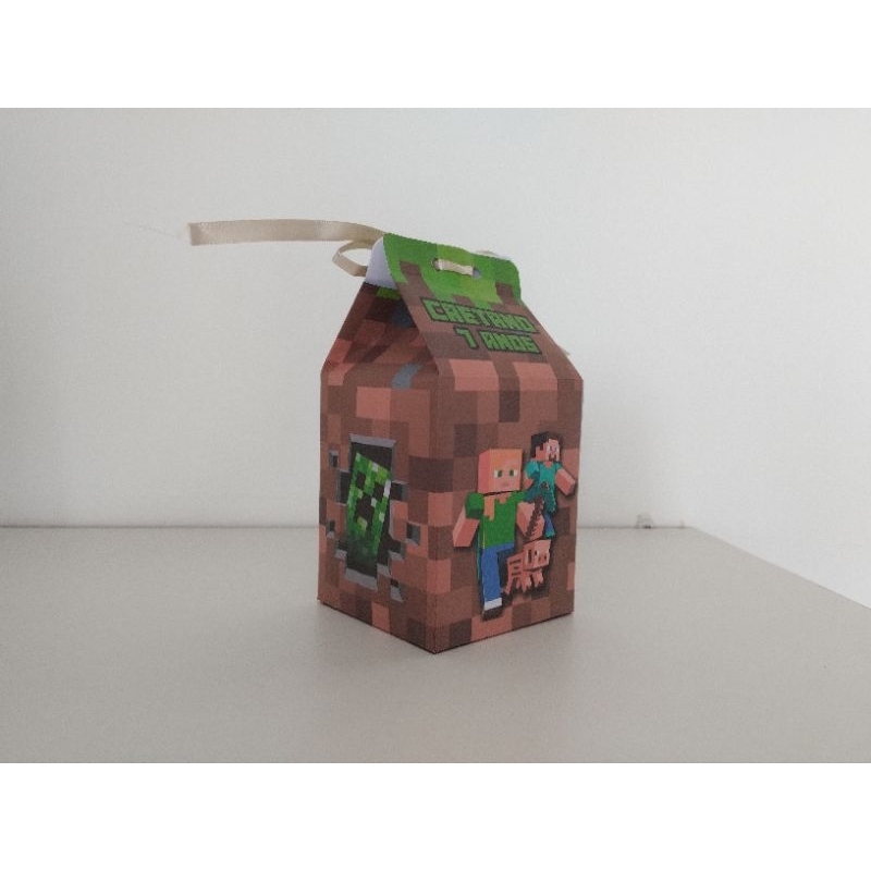Enderman - Caixa Lembrancinha Tema Minecraft