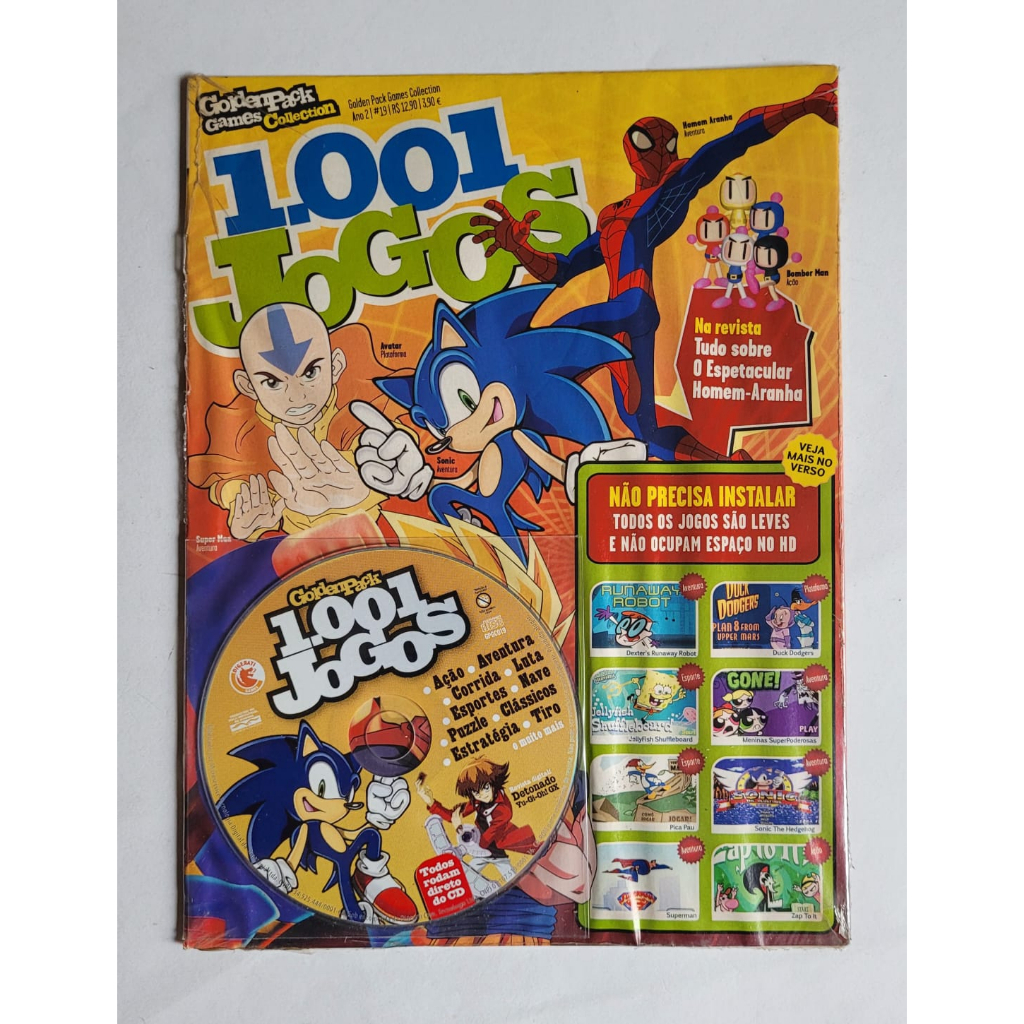 Cd De Jogos Goldenpack, Games Collection, 1001 Jogos