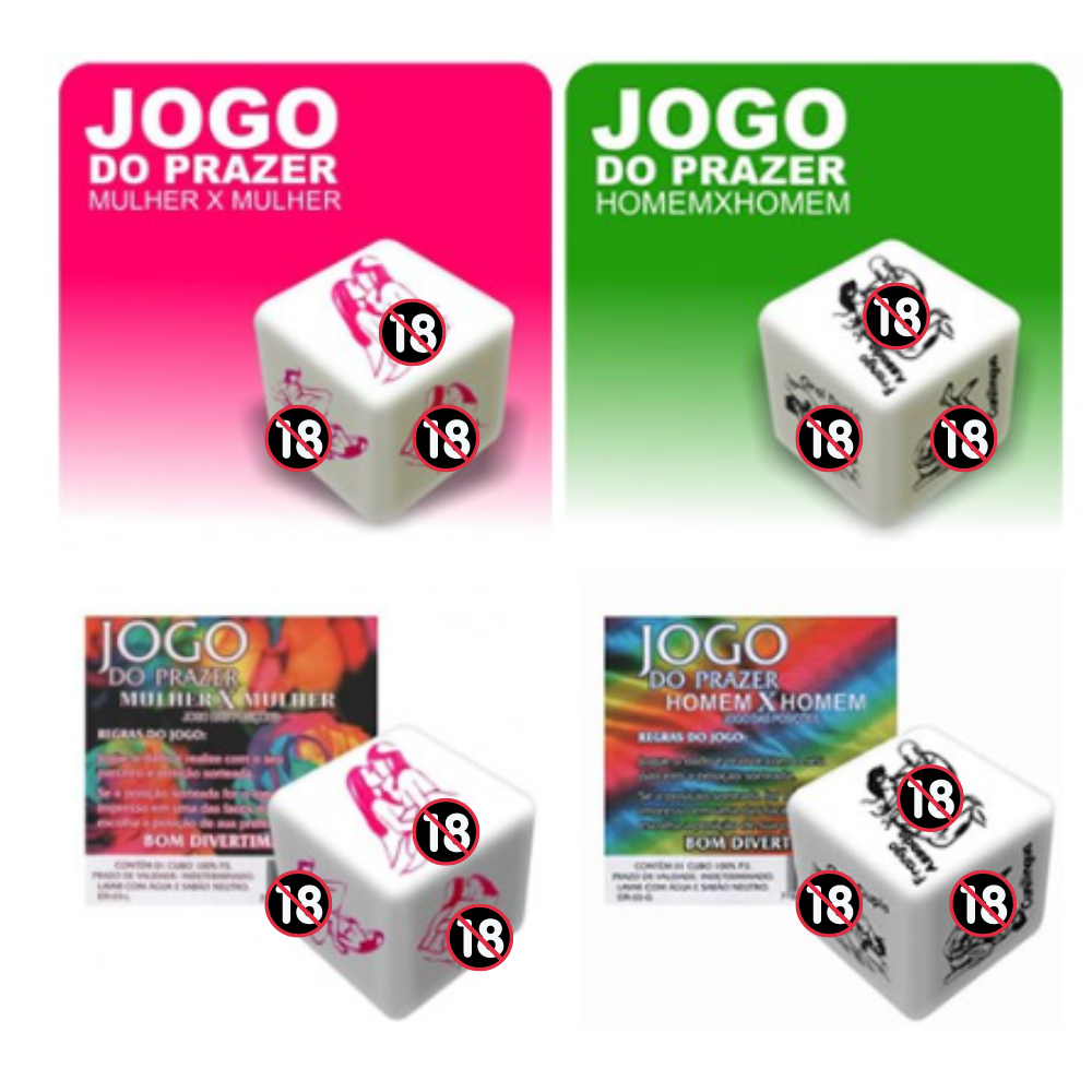 Dado Erótico Jogo Das Posições Lésbica Ou Gay Sex Shop Shopee Brasil 2175