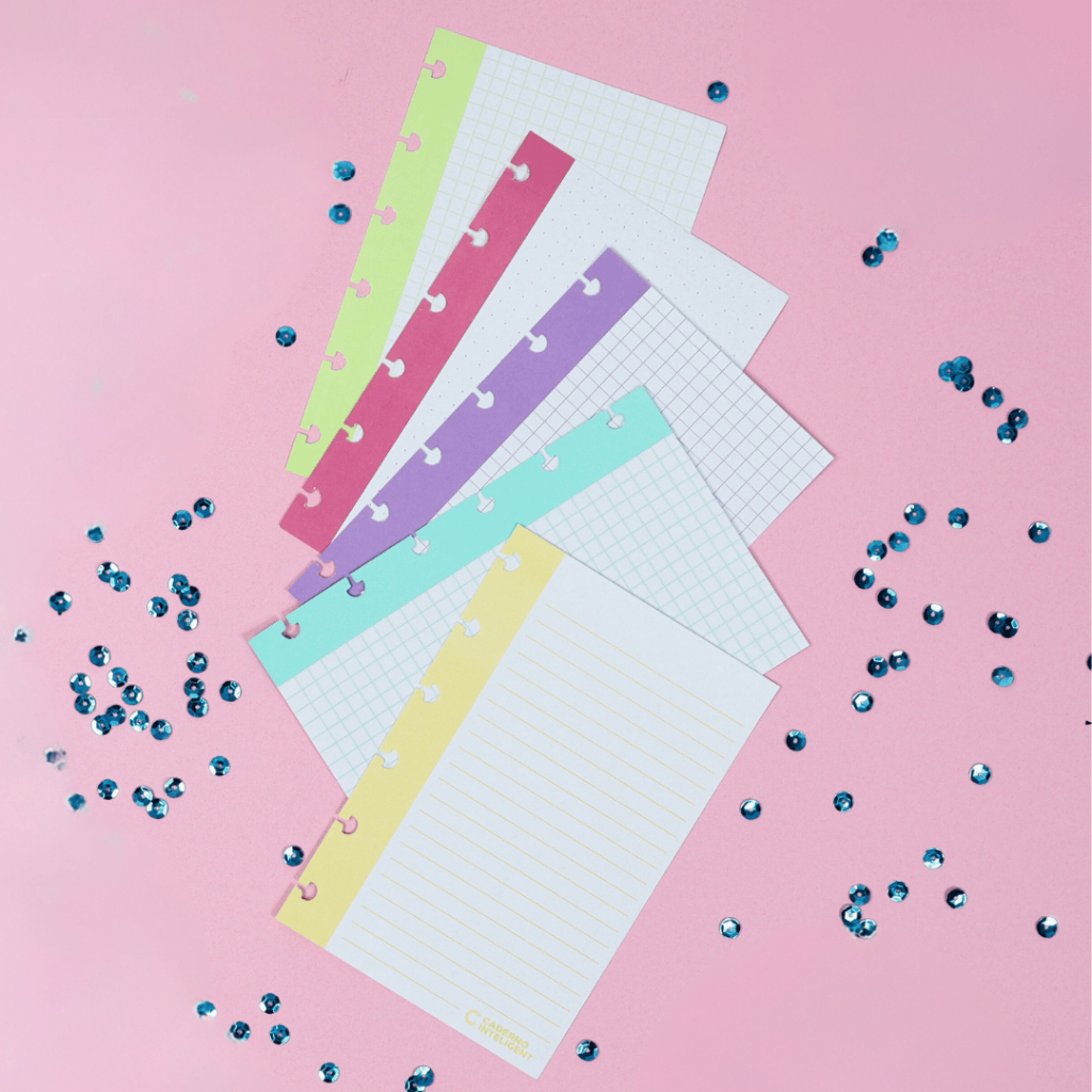 Ficha para anotações refil para Caderno Inteligente