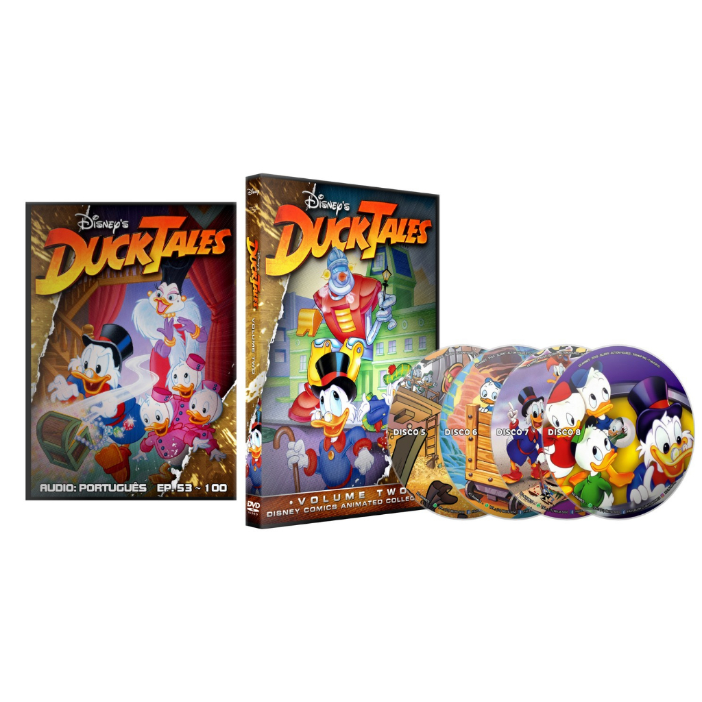 Dvd Ducktales Os Caçadores De Aventuras Completo + Filme Dublado | Shopee  Brasil