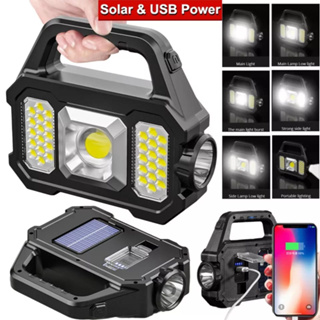 Lanterna solar Recarregável led À Prova D