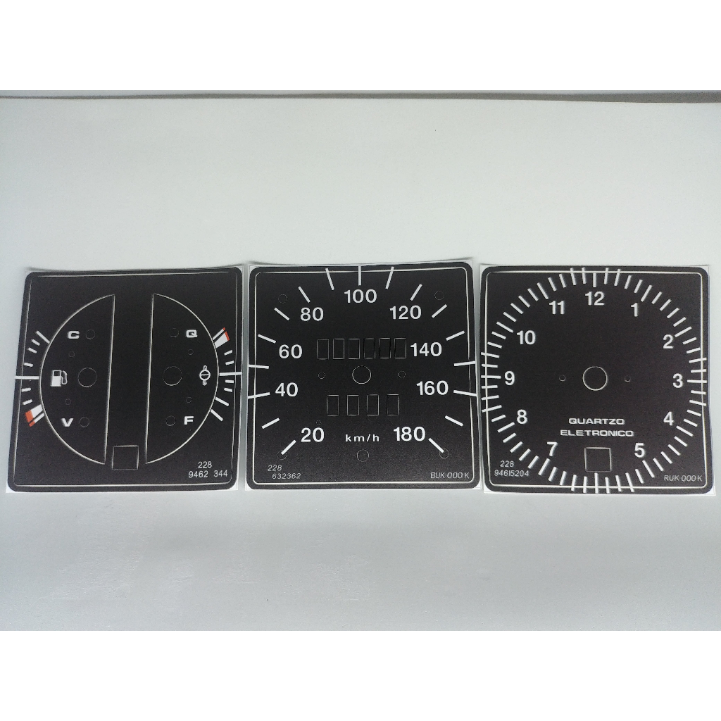 Apliques Painel de Instrumentos Opala / Caravan Linha SilverStar e