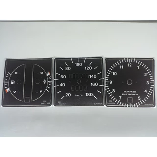 Apliques Painel de Instrumentos Opala / Caravan Linha SilverStar e Comodoro até 1983 - Adesivos p/ Restauração