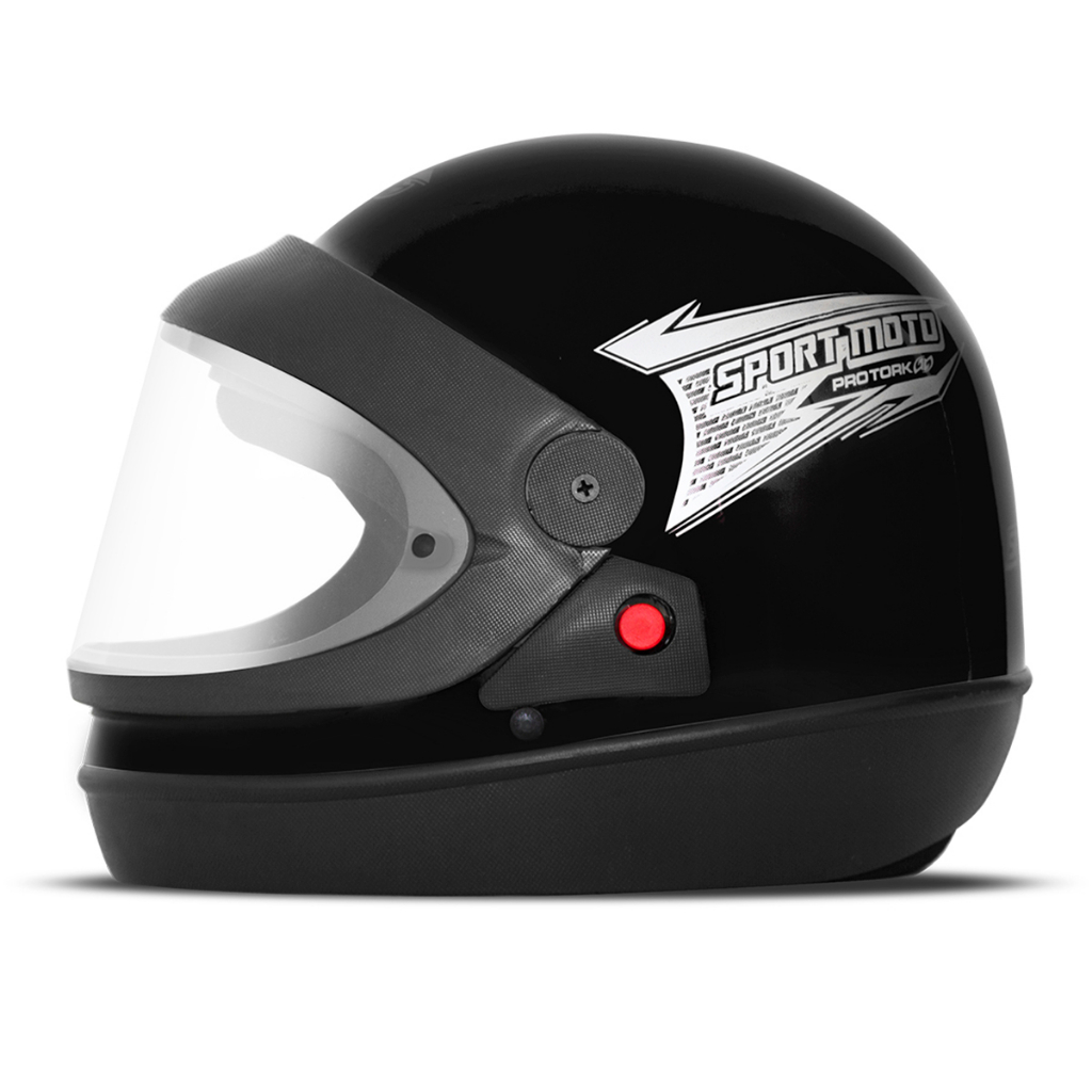 Capacete Moto Fechado Integral Masculino Feminino Pro Tork Sport Moto Sm788 San Marino Motoboy Moto Taxi Viseira Cristal Selo Inmetro Barato