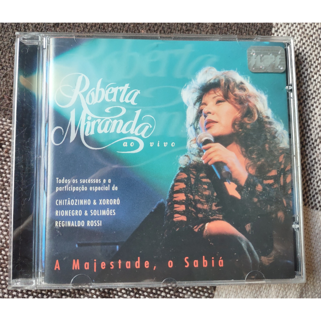 Cd Roberta Miranda - A Majestade O Sabia Ao Vivo | Shopee Brasil