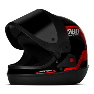 Capacete Pro Tork Sport Moto 788 Vis. Fumê