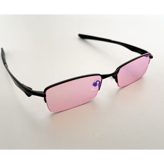 Óculos de Sol Lupinha Oakley Vilão Fio Nylon Preta Rosa Transparente