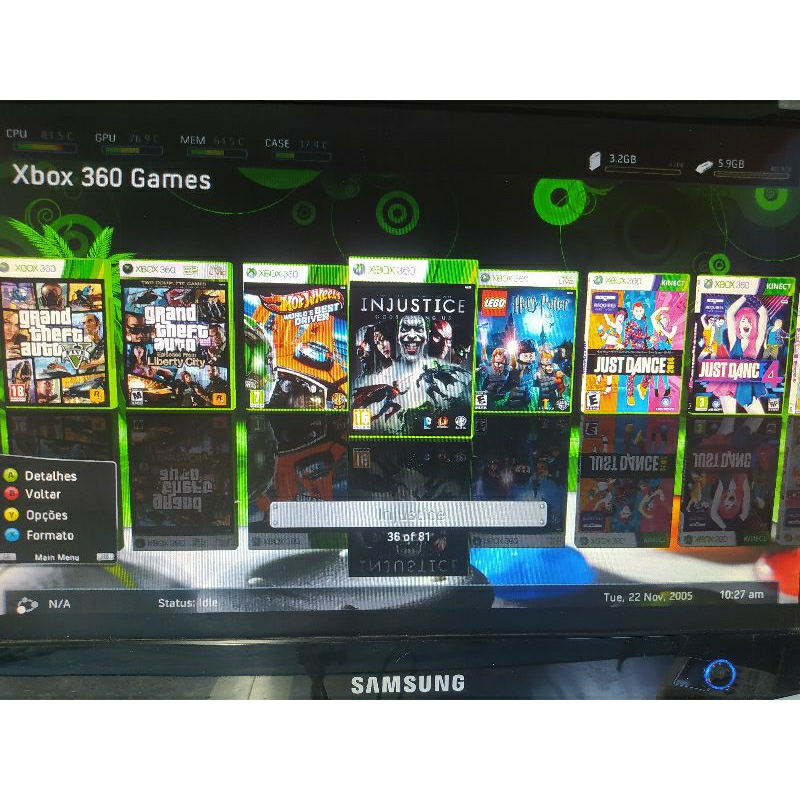Xbox 360-E Original, Bota Grátis B, U, 2 Geimpat, 110 Jogo em HDD, 500GB -  AliExpress