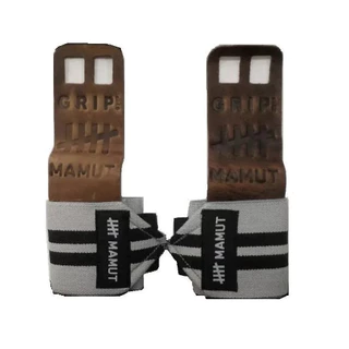 Grip de Couro com Munhequeira Elástica - EXCELENTE! Marca MAMUT