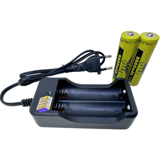 Kit Carregador Duplo +2 Bateria JYX 18650 9800mah 3,7v 4,2v