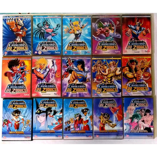 Dvd Box Os Cavaleiros do Zodíaco - Original Play arte | Shopee Brasil