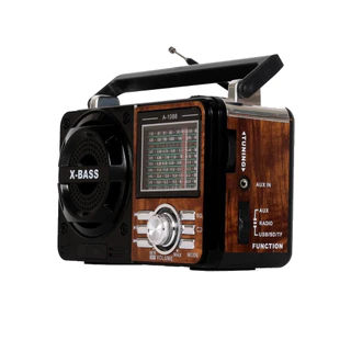 Rádio Portátil Am Fm A Pilha E Energia Usb 1088