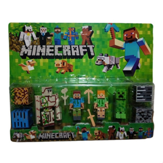 Bonecos de Vinil 8-bit do Game Minecraft  Brinquedos de minecraft, Steve  minecraft, Mine craft party