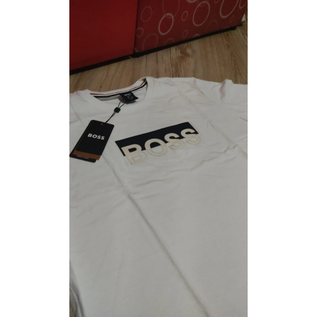 CAMISA/CAMISETA 100% ALGODÃO HUGO BOSS - GRIFE IMPORTADA!