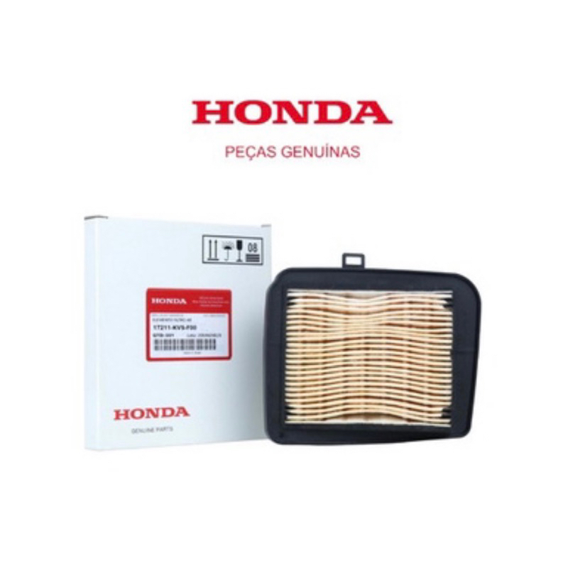 Filtro Ar Cg Titan/fan 160 2014 A 2022 Original 17211-KVS-F00