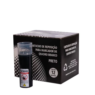 Recarga Para Pincel De Quadro Branco Pilot Board Master 12uni Preto