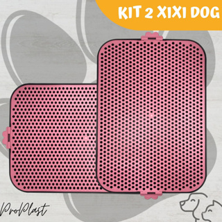 Kit Sanitário Canino Xixi Dog Tapete Higiênico P Cães Rosa