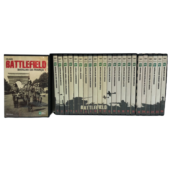 Dvd Coleção Completa Battlefield + Caixa Box Legendado