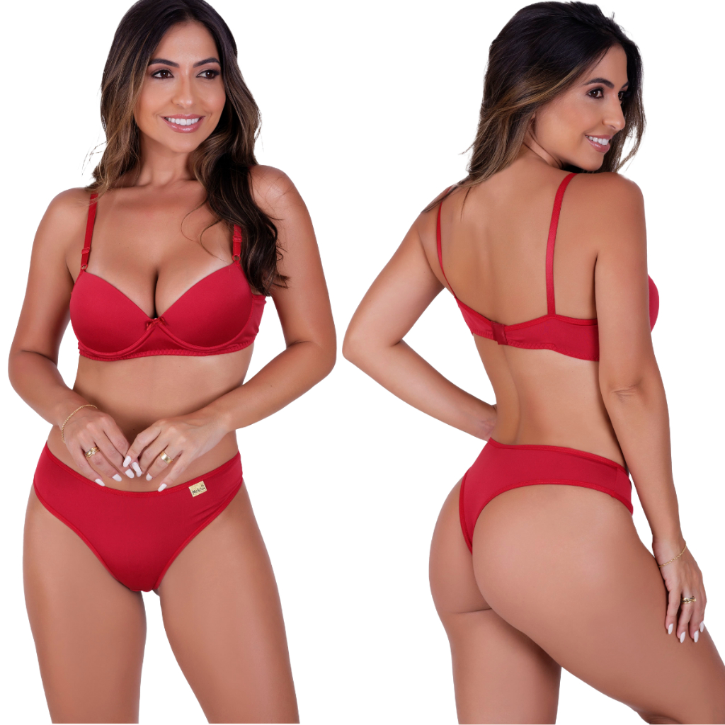 Kit Com 15 Conjunto Lingerie Luxo Qualidade E Preço De fabrica