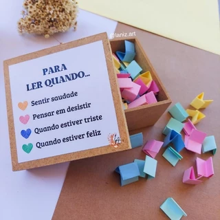 Caixinha para ler quando