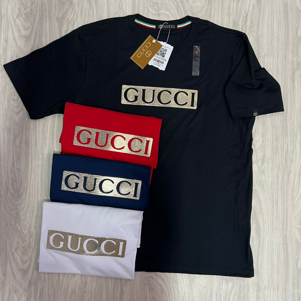 CAMISETA - GUCCI - grife - 40.1 PENTAADA - MELHOR MALHA DO BRASIL PREÇO DE  ATACADO