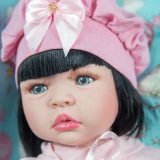 Boneca Bebê Reborn Silicone Barato Promoção Menina Bebe Original Barata Realista 100% Vinil siliconado + 10 itens
