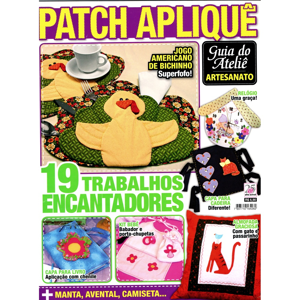 Revista Guia Do Ateliê Patch Apliquê Manta Kit Cozinha Bc777