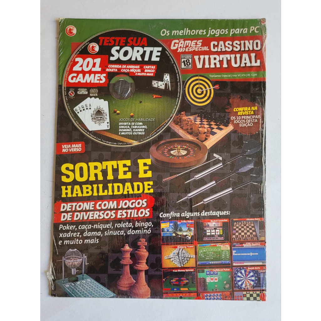 Revista Golden Pack Games Ed 20 -1001 Jogos C/ Cd - Digerati