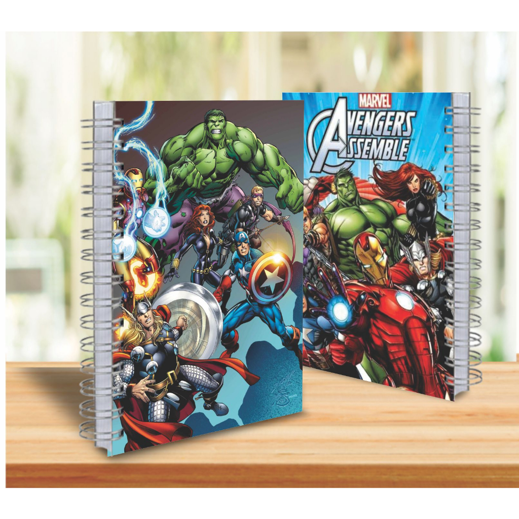 Caderno Vingadores 18x25 - 100 Folhas | Shopee Brasil