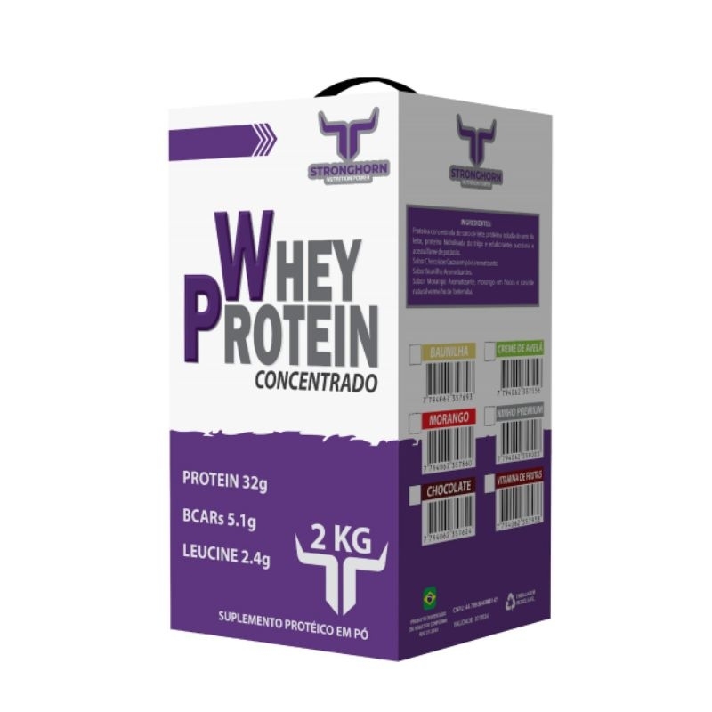 Whey Protein Stronghorn 2Kg 100% (Envio Imediato)