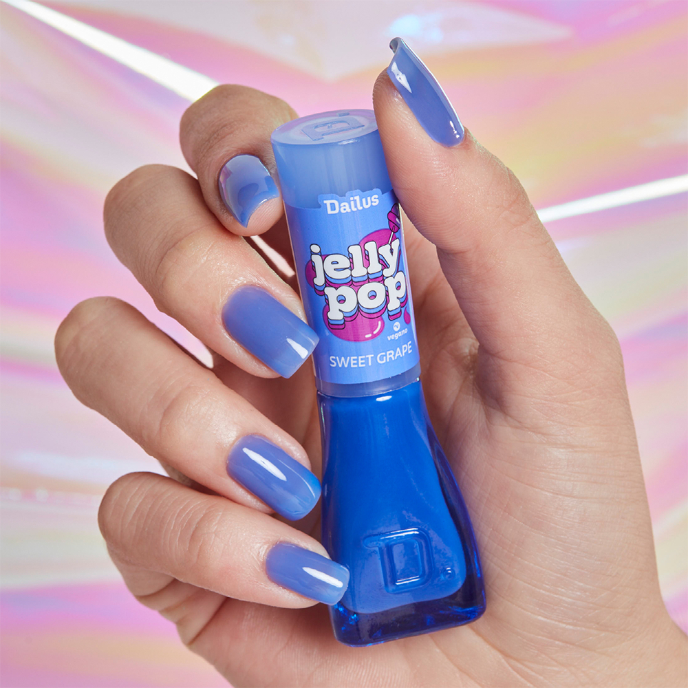 DAILUS ESMALTE JELLY POP - SWEET GRAPE - AZUL