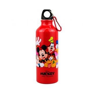 Garrafa de Alumínio Vermelha Mickey Minnie -Disney