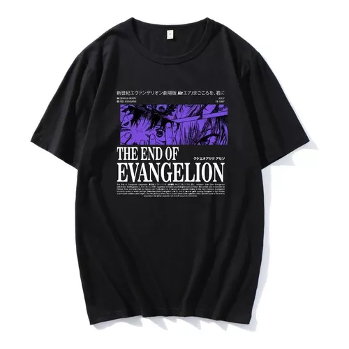 エヴァンゲリオン Tシャツ THE END OF EVANGELION Camisa Camiseta The End Of Evangelion Neon Genesis Anime | Shopee