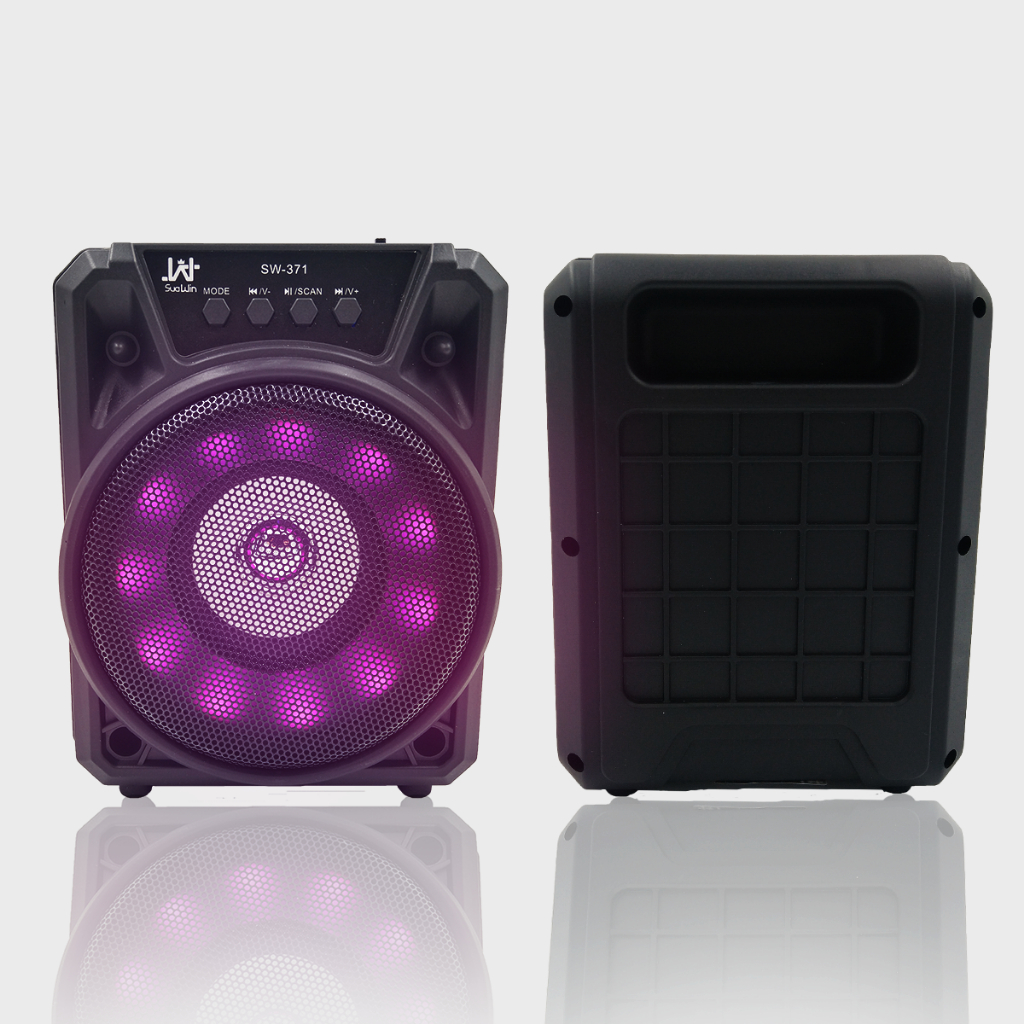 Caixa De Som Portátil Potente Bluetooth Usb Auto Falante