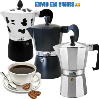 Cafetera italiana grande de aluminio 9 Xic Café Espresso, 450 ml