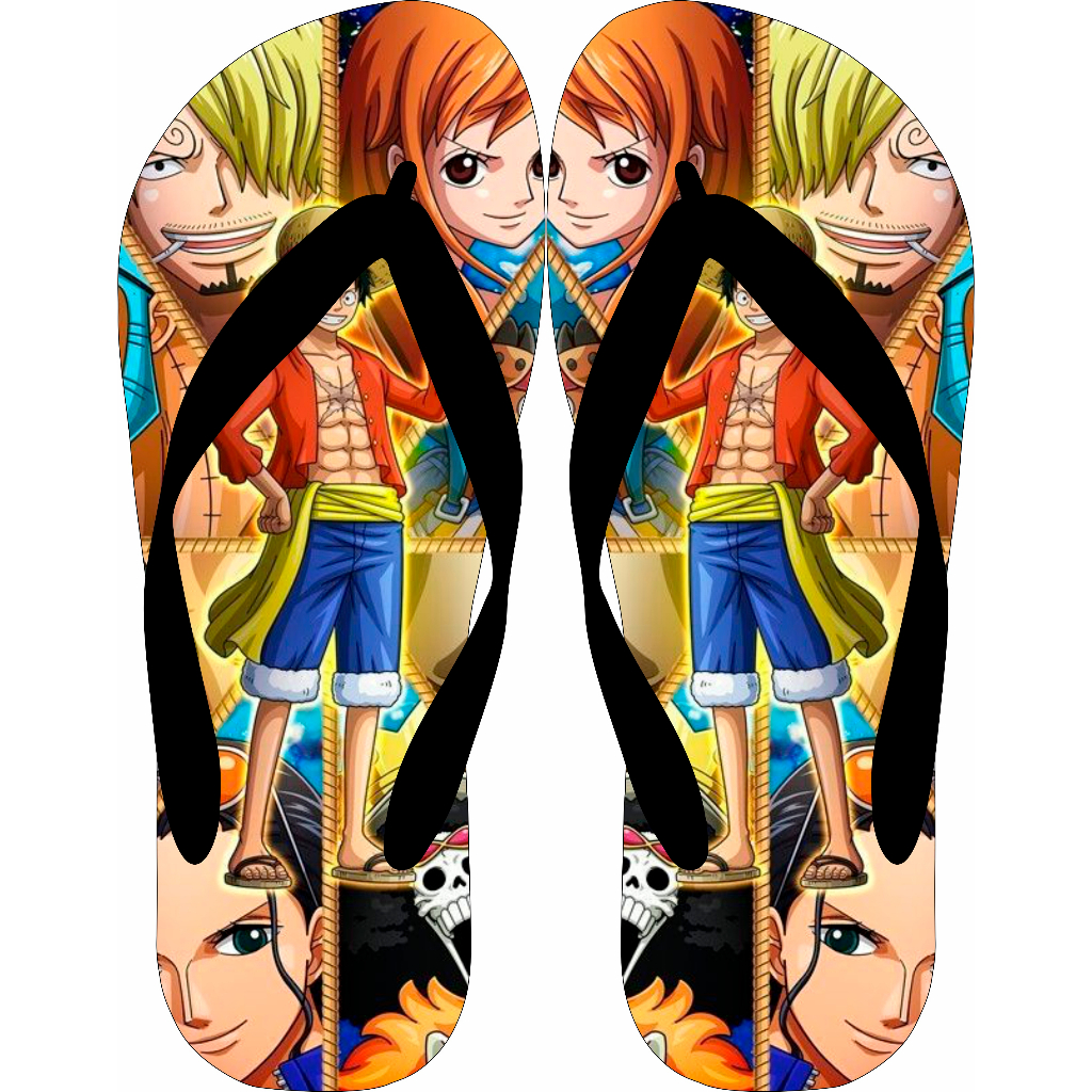 Chinelo One Piece Luffy Adulto Infantil, 4 modelos | Shopee Brasil