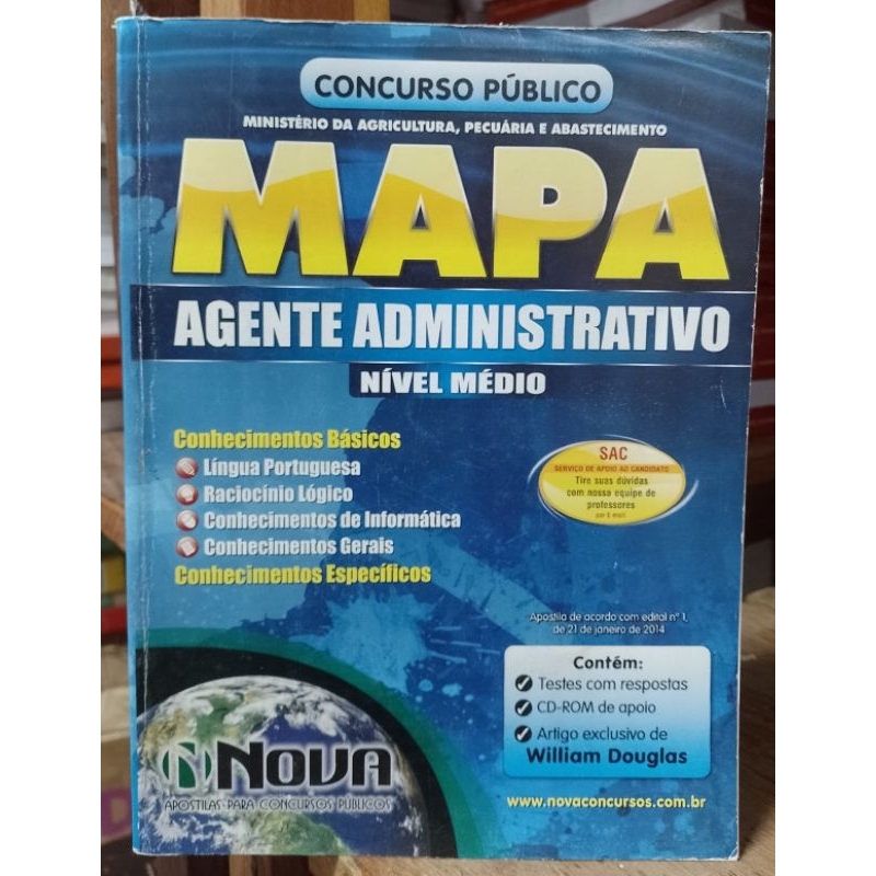 Apostilas Concurso MAPA Agente Administrativo (E) | Shopee Brasil
