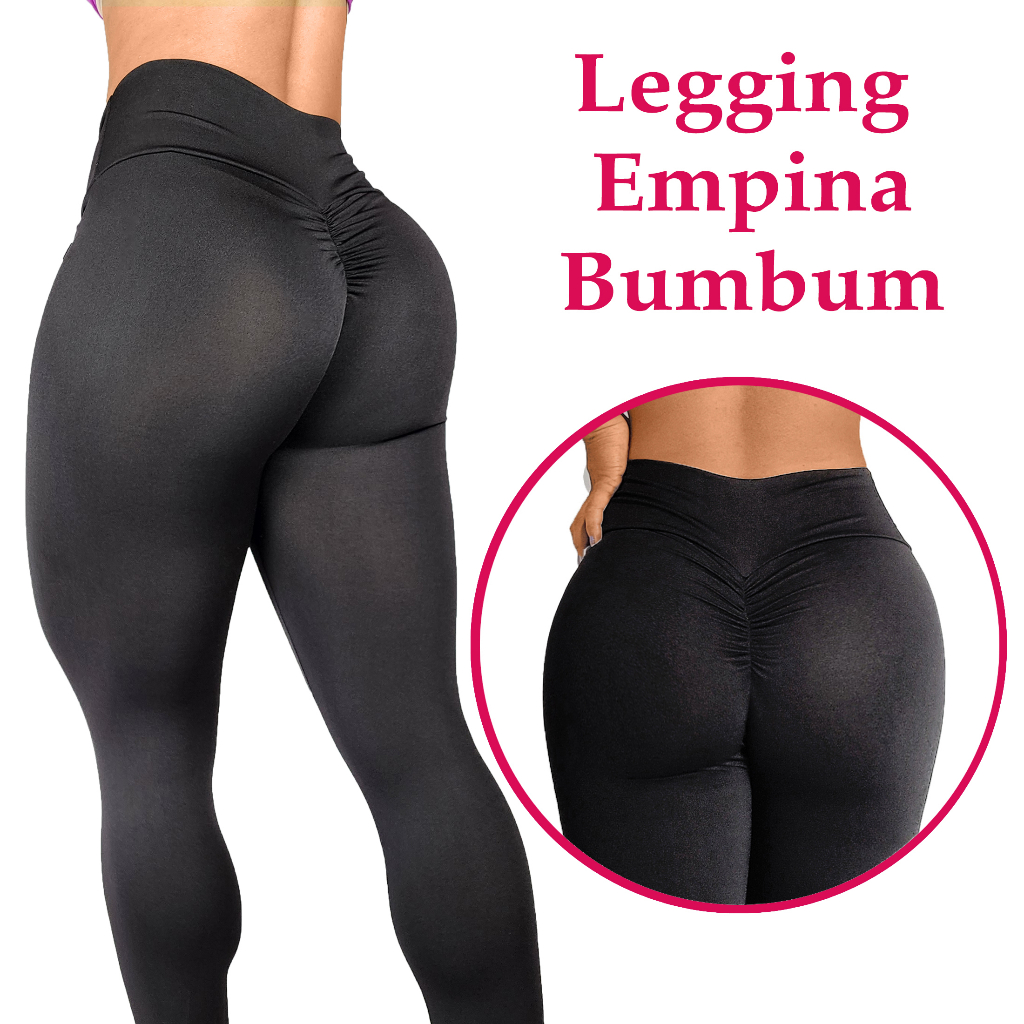 Calça Legging Fitness Leg De Ginástica Empina Levanta Bumbum