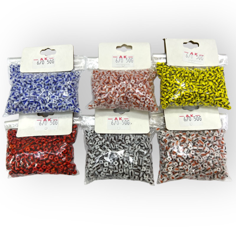 Miçanga Rajada 6/0 50g