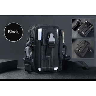 Bolsa Tática Pochete Multi-funcional Tático de Cinto e Com Alça auxiliar Para Ombros MLT-1555