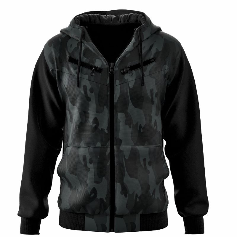 Jaqueta sarja camuflada hot sale masculina bivik preto