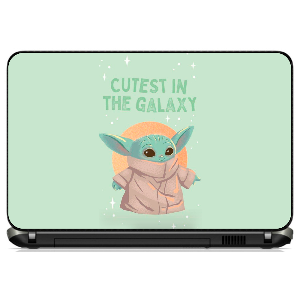 Adesivo Skin para Notebook Star Wars Baby Yoda - Fran Adesivos de Parede