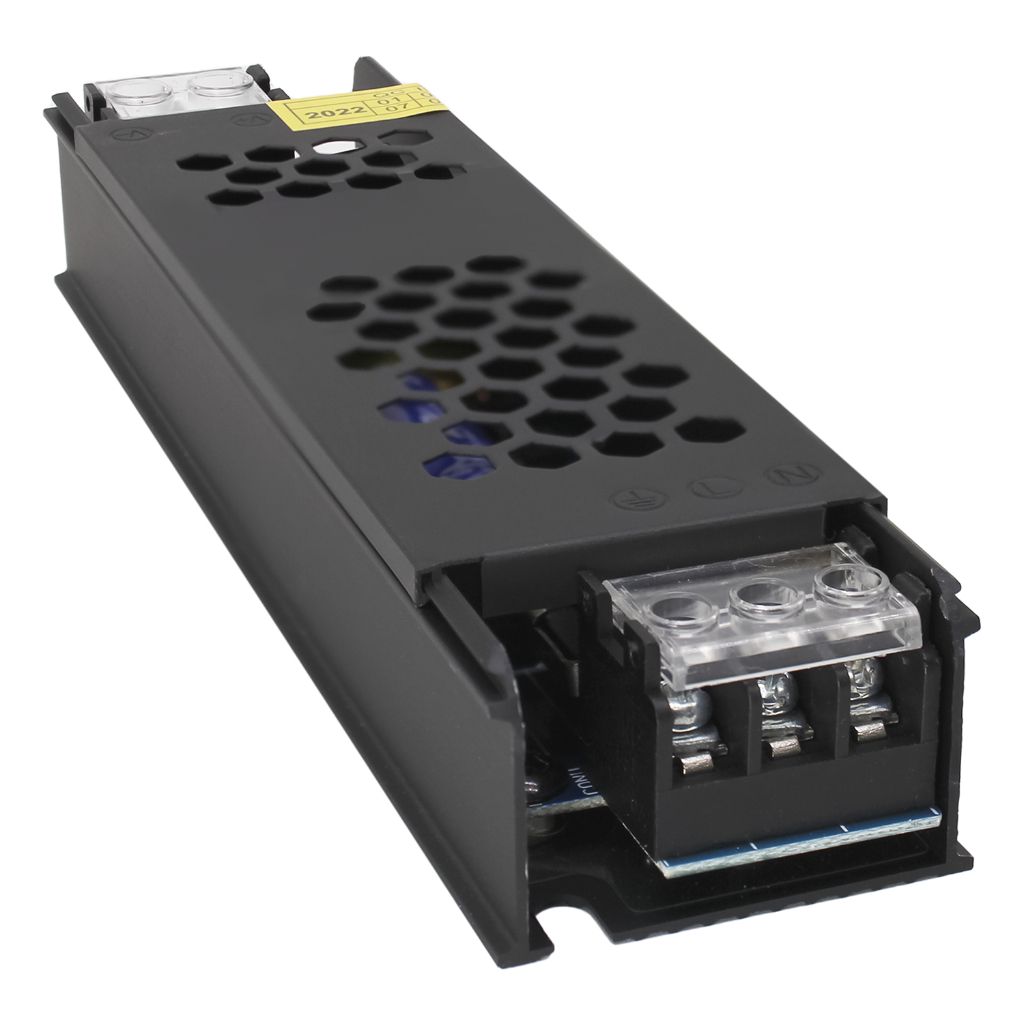 Fonte Chaveada 5a 60w 12v P/ Fita De Led Som Automotivo Cftv Capa Preta