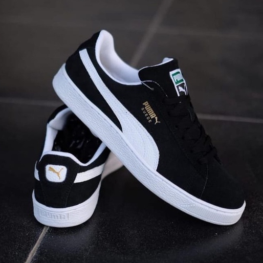 Tenis Puma Suede Classic Skatista Masculino Preto e Branco Unissex 34 ao 43 Queima De Estoque - - RS COP11.65