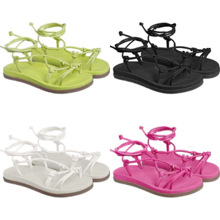 Sandália Feminina de Amarração Birken em Oferta na Shopee